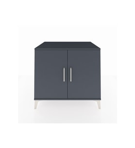 Kronos Şifonyer 2 Raflı 2 Kapaklı 88x59x80 Antrasit-Antrasit