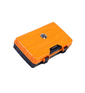 Conquistador Sarı Siyah 10 Kapasite Seyahat Humidor Puro Kutusu CNQ-008