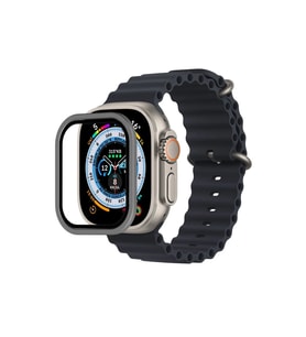 Apple Watch Ultra 49mm Alüminyum Kasa Cam Ekran Koruyucu - Gri