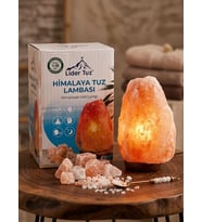 Lider Tuz Orjinal Kutulu Himalaya Tuzu , Doğal Kaya Tuzu Dekoratif Tuz Lambası 3-4 KG