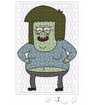 Regular Show Muscleman Puzzle 240 Parça Yapboz