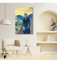 Tekli Dikey Kanvas Edvard Munch Friedrich Nietzsche
