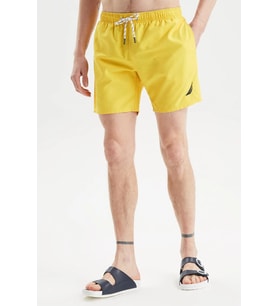 Nautica Erkek Standrat Fit Şort Mayo Sarı