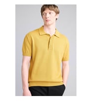 Defacto 26Y801003404 Hardal Erkek T-Shirt G3125AX/YL519