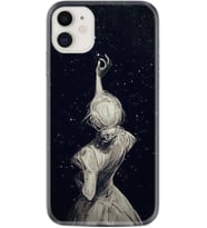 Apple iPhone 11 12 13 Mini Kılıf Desemli Silikon Star Woman 1332