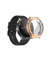 Huawei Watch GT2 Pro Uyumlu Zore Watch Gard 02 Ekran Koruyucu (Rose Gold Altın)