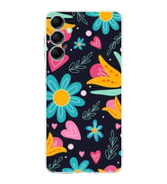 PrintiFy Samsung Galaxy M14 ile Uyumlu Retro Color 1  Kamera Korumalı Şeffaf  Kılıf