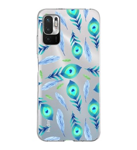 PrintiFy Xiaomi Redmi Note 10 5G ile Uyumlu 1mm Slim Fit Nazar Boncuğu 3 Baskılı Şeffaf  Kılıf