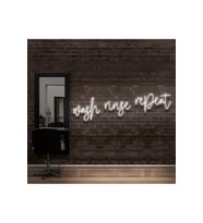 Wash Ringe Repeat Yazılı Neon Tabela