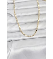 CM 14K Gold Renk Ezme Zincir 60 cm Kadın Kolye