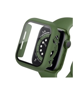 Mey İthalat® Watch 41Mm Camlı Kasa Ekran Koruyucu - Koyu Yeşil