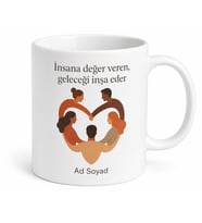 Dünya İnsan Kaynakları Günü Hediye Kupa Bardak Şirketin Kalbi Ekiplere Özel Tasarım