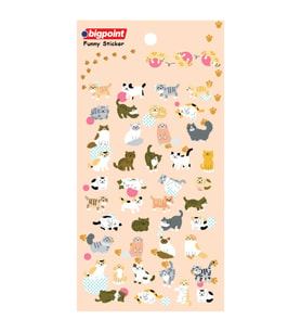Bigpoint Sticker Kediler x 15 Adet
