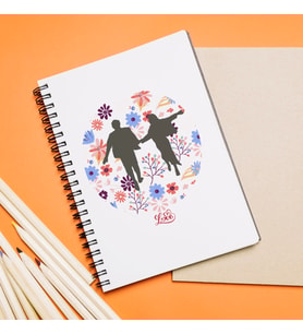 Sevgili Çift Tasarımlı Defter