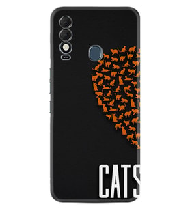 Tecno Spark 8T Kılıf Silikon Desen Özel Seri Cats 1792
