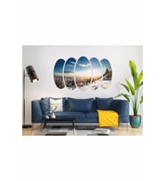 KAR KIŞ GÖKYÜZÜ AĞAÇLIK ORMAN MDF TABLO-0663