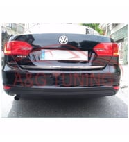 Volkswagen Jetta Formlu Krom Bagaj Alt Çıta 2011-2014 Paslanmaz Ç