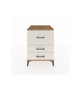 Kronos Komodin 3 Çekmeceli 60x59x80 Çam-Aytaşı