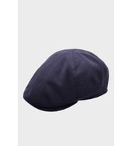 Erkek 6-Panel Şapka Premium Keten Lacivert Spor Kasket