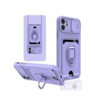 Apple iPhone 11 Uyumlu Kılıf Zore Pelit Kapak (Lila)