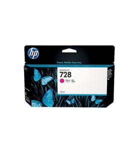HP 728 Magenta Kırmızı 130ML Plotter Kartuşu F9J66A