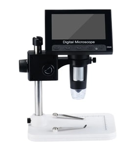 1000 X 2.0MP USB Dijital Elektronik Mikroskop 8 LCD Ekran VGA Büyüteç DM4-S