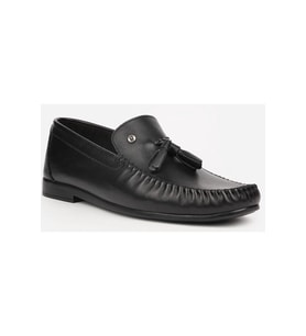 Pierre Cardin 25101 Siyah Erkek Loafer Günlük Deri Ayakkabı