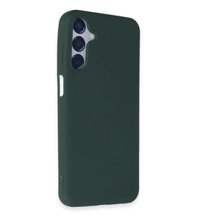 Newface Samsung Galaxy M15 Kılıf First Silikon - Koyu Yeşil