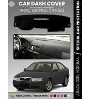 SKODA OCTAVİA (2001-2004) Torpido Örtüsü Ön Göğüs Halı Torpido Koruma Birebir Uyum Kaymaz UV Koruma
