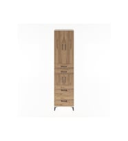 Hyperion Dolap 4 Raflı 4 Çekmeceli 4 Kapaklı 60x44x243 Aytaşı-Çam