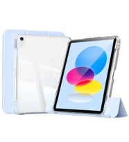Apple iPad 10.9 2022 (10.Nesil) Uyumlu Kılıf Magnetik Ayrılabilen Airbagli Zore Sliding Tablet Kılıfı (Açık Mavi)