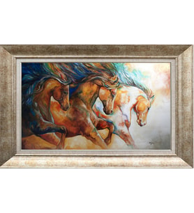 GÜMÜŞ ÇERÇEVELİ TABLO N1249