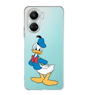 Huawei Nova 10 Se Uyumlu Kapak Donald Duck Tasarımlı Şeffaf Silikon Kılıf