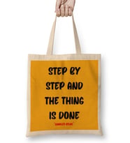 Motivational Quotes Sayings Words Gifts - Entrepreneurs İnspiration Success Work Typography Gifts Bez Çanta Uzun Saplı