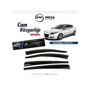 Cam Rüzgarlığı Renault Megane 3 2009-2016 ile uyumlu (Siyah)