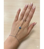 Nazar Boncuğu Detaylı Çelik Şahmaran - Sahmar0066