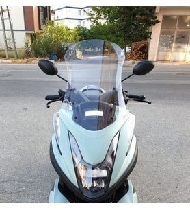 MOTOCAM Yamaha Tricity 125 Ön Cam 2014-2026 Model 60cm Şeffaf Renkli 4mm
