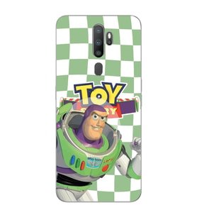 Oppo A5 2020 / A9 2020 Uyumlu Toy Story Buzz Desenli Şeffaf Telefon Kılıfı