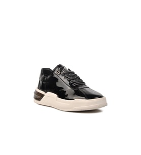 Marcomen 152-19197 Siyah Rugan-Beyaz Hakiki Deri Erkek Sneaker