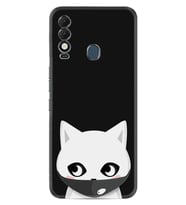 Tecno Spark 8T Kılıf Silikon Desen Özel Seri Pandemi Cat 1729