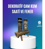 Deniz Feneri Şeklinde El Yapımı Kum Saati – Ev Ve Ofis İçin Zarif Süs (Çok Renkli)