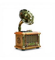 Gramafon Nostalji Radyo,Trend Tasarım Bluetooth Nostaljik Radyo(BÜYÜK BOY)