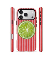 iPhone 17 Pro Max Vorian Çift Katmanlı Kılıf Lime Slice Pop