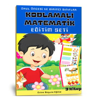 Okul Öncesi ve Birinci Sınıflar Kodlamalı Matematik Eğitim Seti (3 Kitap)