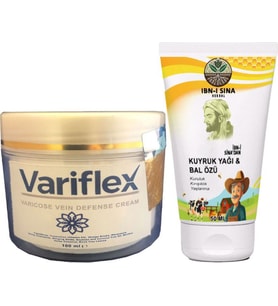 Variflex Bacak Bakım 100 ml Krem + Ibn-I Sina Kuyruk Yağlı Bal Özlü Krem