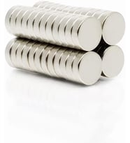 Adet 10x3 mm Yuvarlak Güçlü Neodyum Mıknatıs (Çap 10 mm Kalınlık 3 mm)