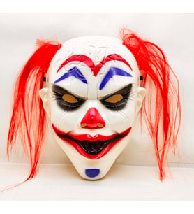 Kızıl Saçlı Joker Palyaço Maskesi