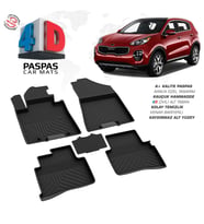 Kia Sportage 4D Araca Özel Havuzlu Kauçuk Paspas 2016-2021 (Karışık)