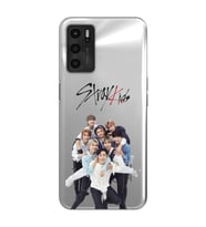 Oppo A16 / A55 Uyumlu Stray Kids Tasarımlı Şeffaf Telefon Kılıfı