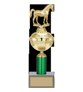 ODAK KUPA - Figürlü Kupalar - At Figürlü Kupalar FG-049 C - 34 cm